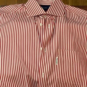 Faconnable Red Stripe Shirt